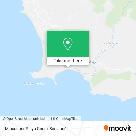 Minusuper Playa Garza map