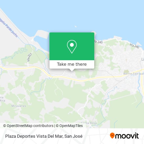 Plaza Deportes Vista Del Mar map