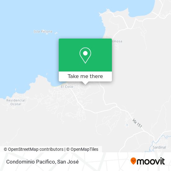 Condominio Pacífico map