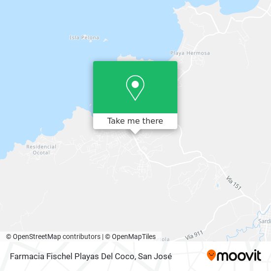 Farmacia Fischel Playas Del Coco map