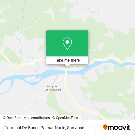 Terminal De Buses Palmar Norte map