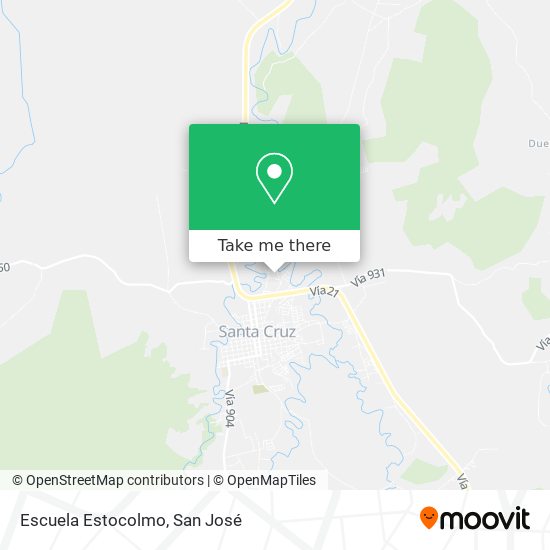 Mapa de Escuela Estocolmo