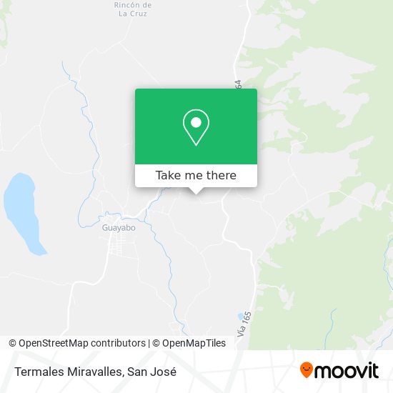 Mapa de Termales Miravalles