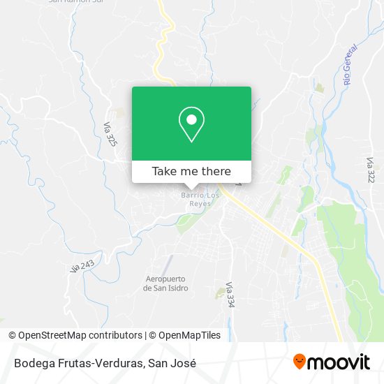 Bodega Frutas-Verduras map