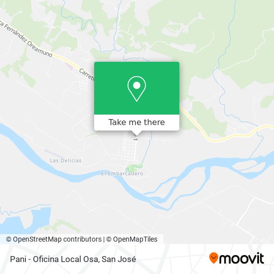 Mapa de Pani - Oficina Local Osa