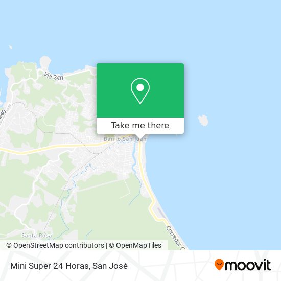 Mini Super 24 Horas map