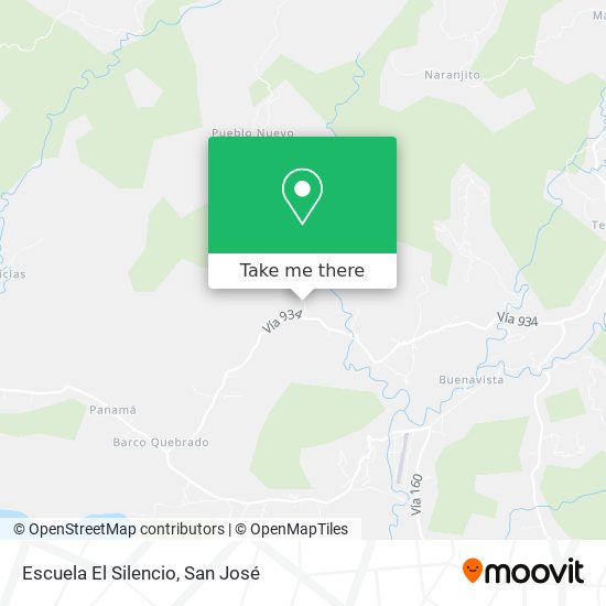 Mapa de Escuela El Silencio