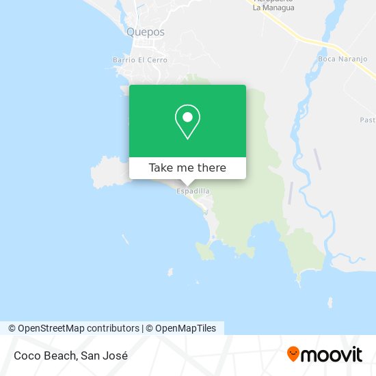 Mapa de Coco Beach