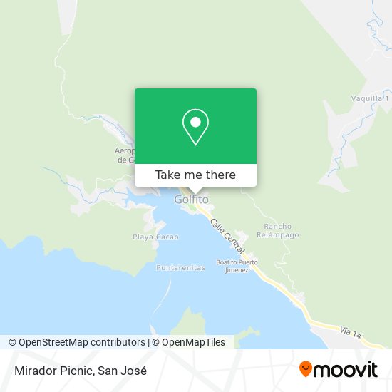 Mapa de Mirador Picnic