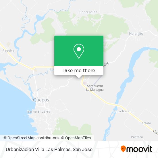 Urbanización Villa Las Palmas map