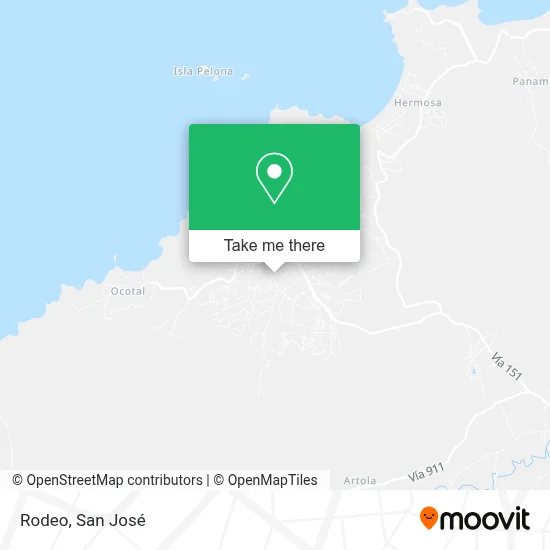 Rodeo map