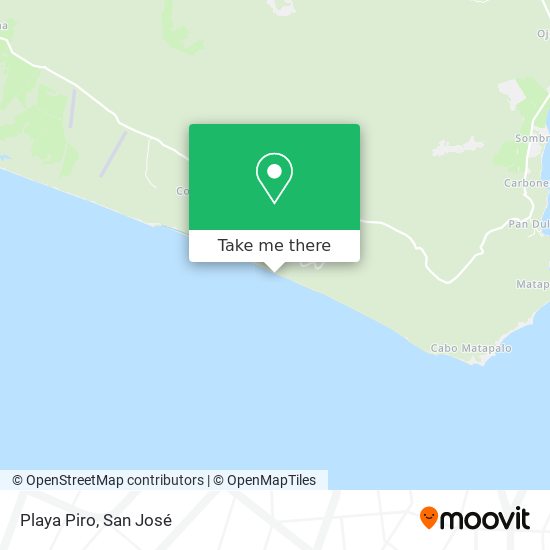 Mapa de Playa Piro