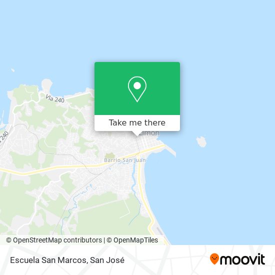 Mapa de Escuela San Marcos