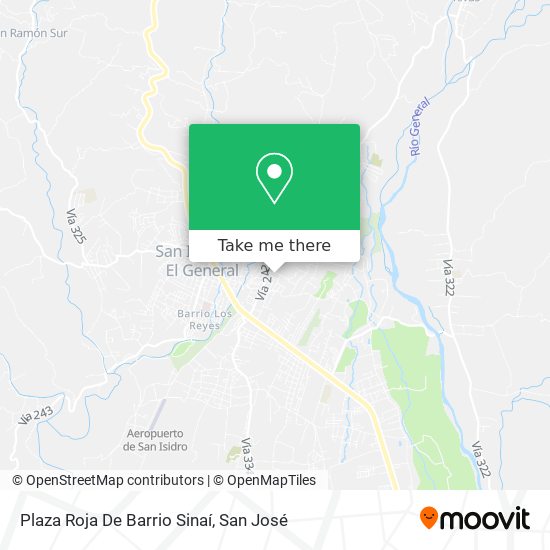Plaza Roja De Barrio Sinaí map