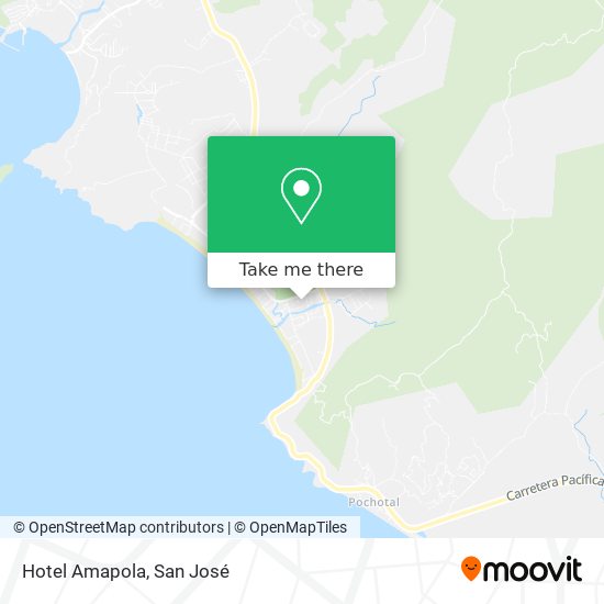 Hotel Amapola map