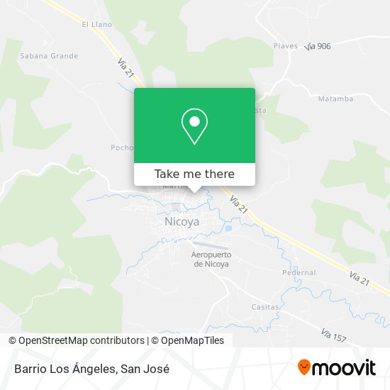 Mapa de Barrio Los Ángeles