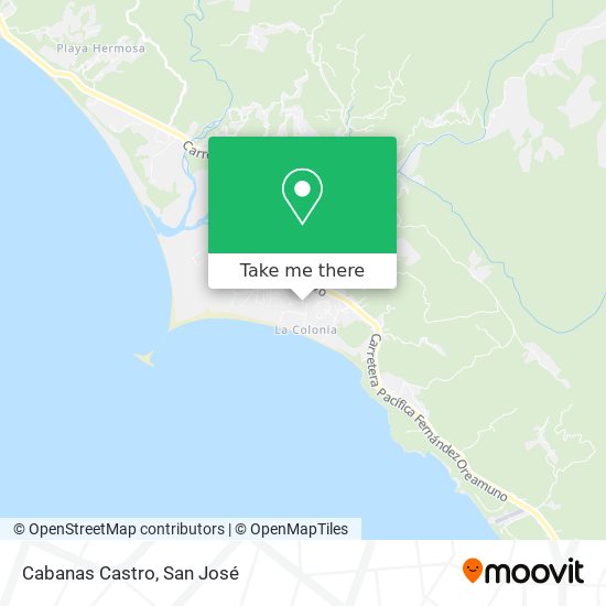 Mapa de Cabanas Castro