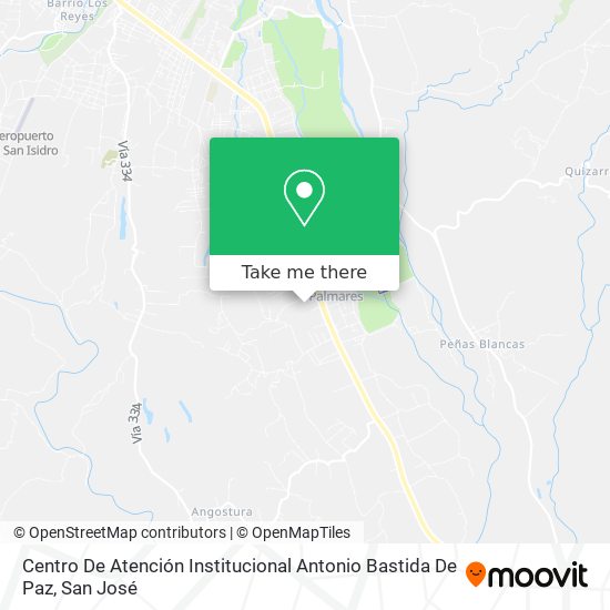 Centro De Atención Institucional Antonio Bastida De Paz map