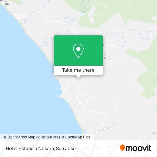 Mapa de Hotel Estancia Nosara