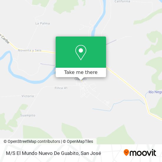 M/S El Mundo Nuevo De Guabito map