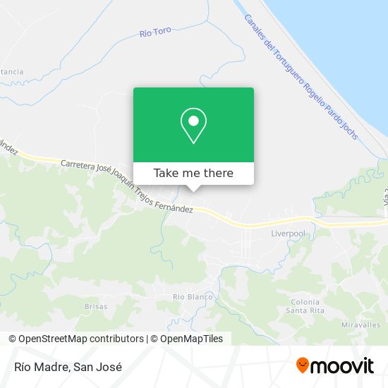 Mapa de Río Madre