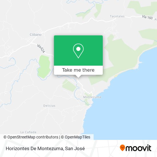 Horizontes De Montezuma map