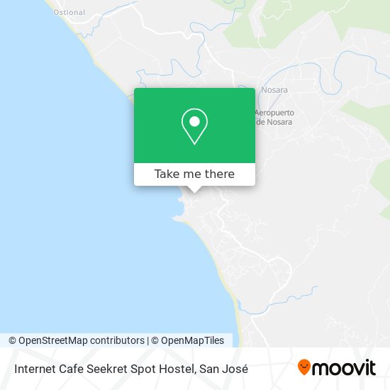 Internet Cafe Seekret Spot Hostel map