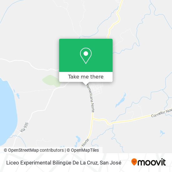 Mapa de Liceo Experimental Bilingüe De La Cruz