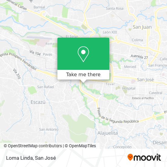 Loma Linda map