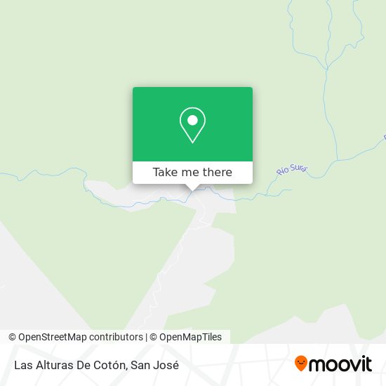 Las Alturas De Cotón map