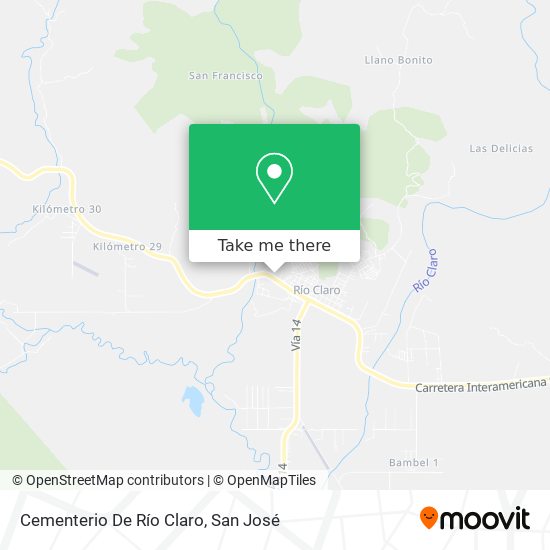 Mapa de Cementerio De Río Claro