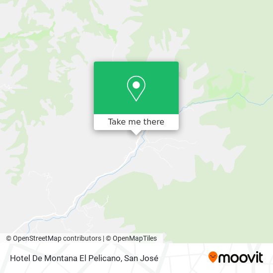 Mapa de Hotel De Montana El Pelicano