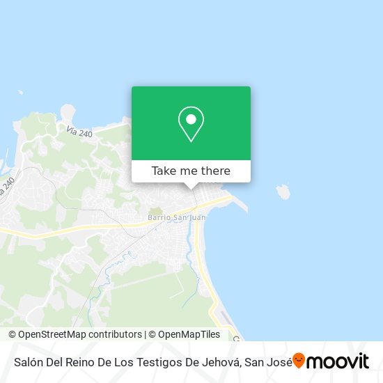 Salón Del Reino De Los Testigos De Jehová map