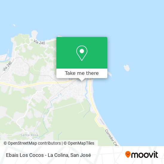 Mapa de Ebais Los Cocos - La Colina