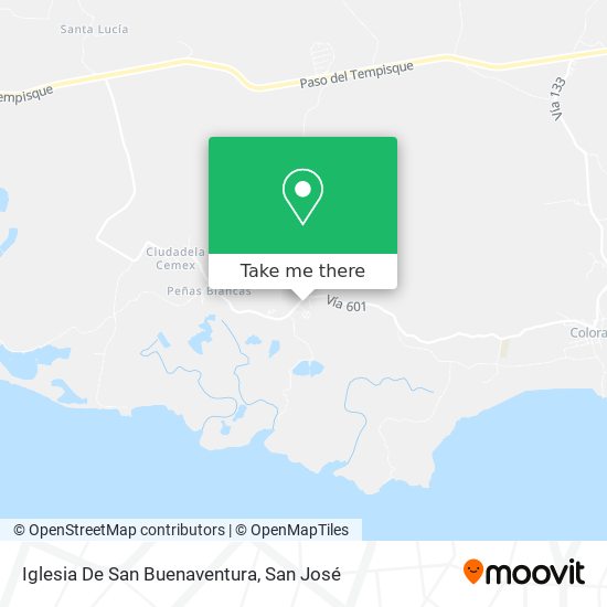Iglesia De San Buenaventura map