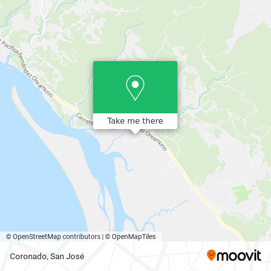 Mapa de Coronado
