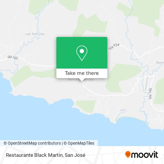 Restaurante Black Martin map