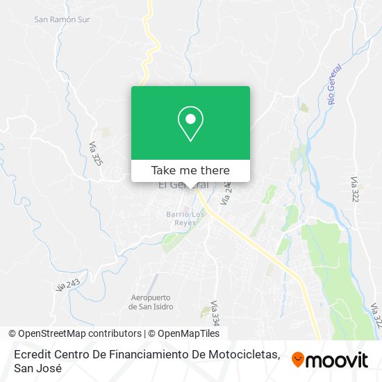 Mapa de Ecredit Centro De Financiamiento De Motocicletas