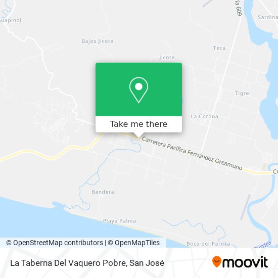 Mapa de La Taberna Del Vaquero Pobre