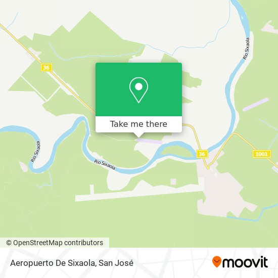 Aeropuerto De Sixaola map