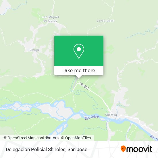 Delegación Policial Shiroles map