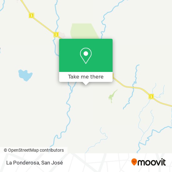 Mapa de La Ponderosa