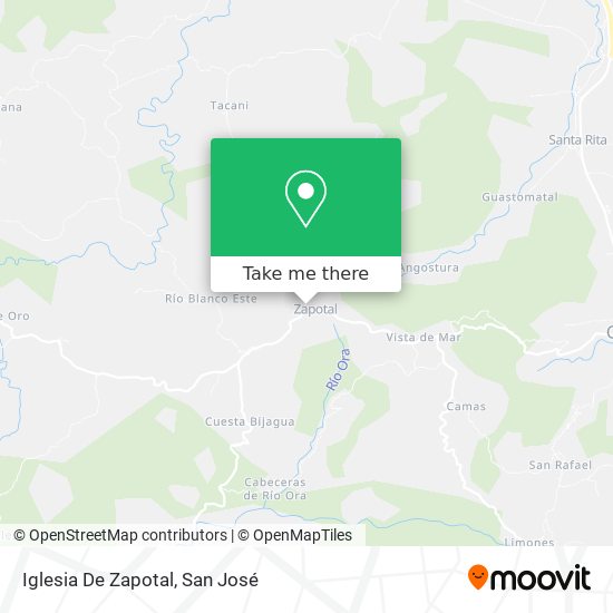Mapa de Iglesia De Zapotal