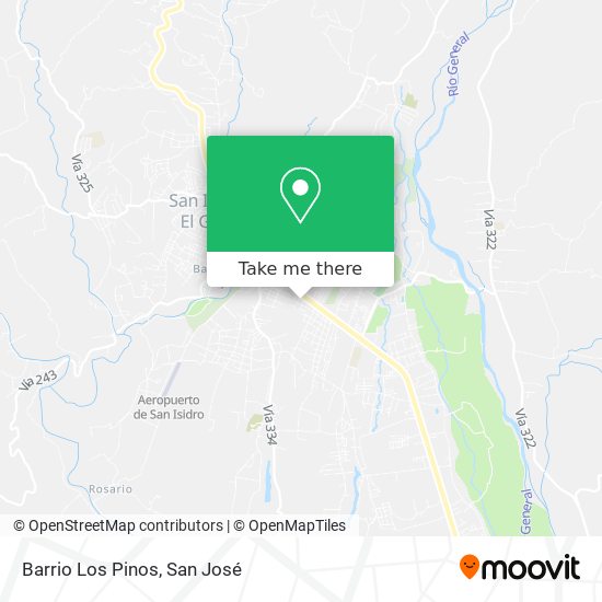 Mapa de Barrio Los Pinos