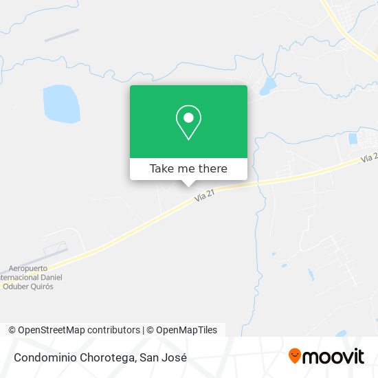 Mapa de Condominio Chorotega
