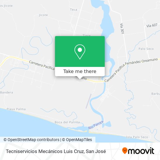 Mapa de Tecniservicios Mecánicos Luis Cruz