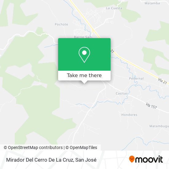 Mirador Del Cerro De La Cruz map