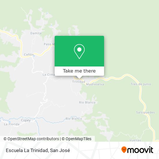 Mapa de Escuela La Trinidad