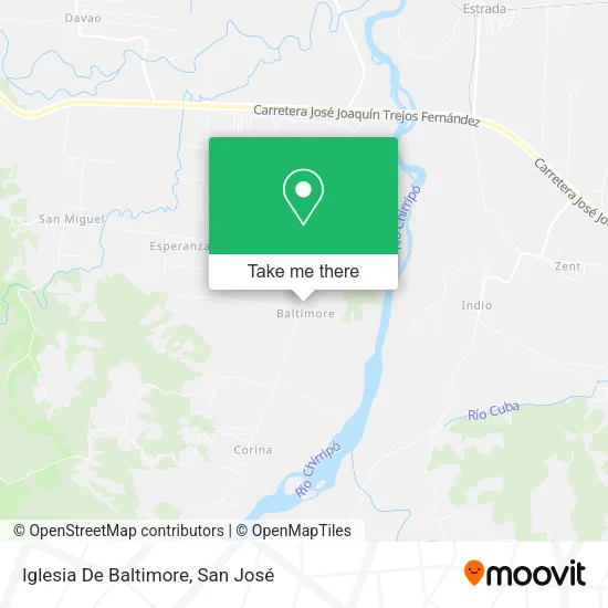 Mapa de Iglesia De Baltimore