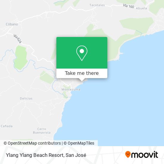 Ylang Ylang Beach Resort map